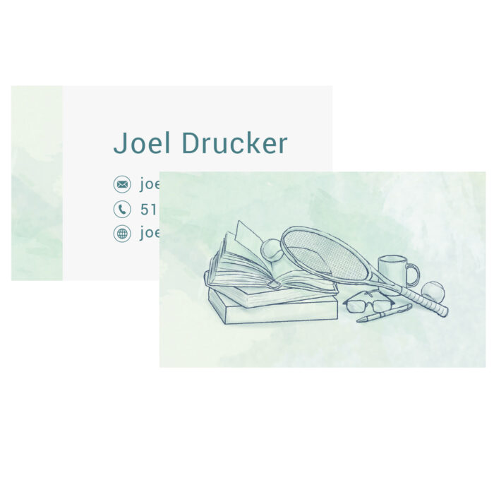 Joel Drucker Business Card